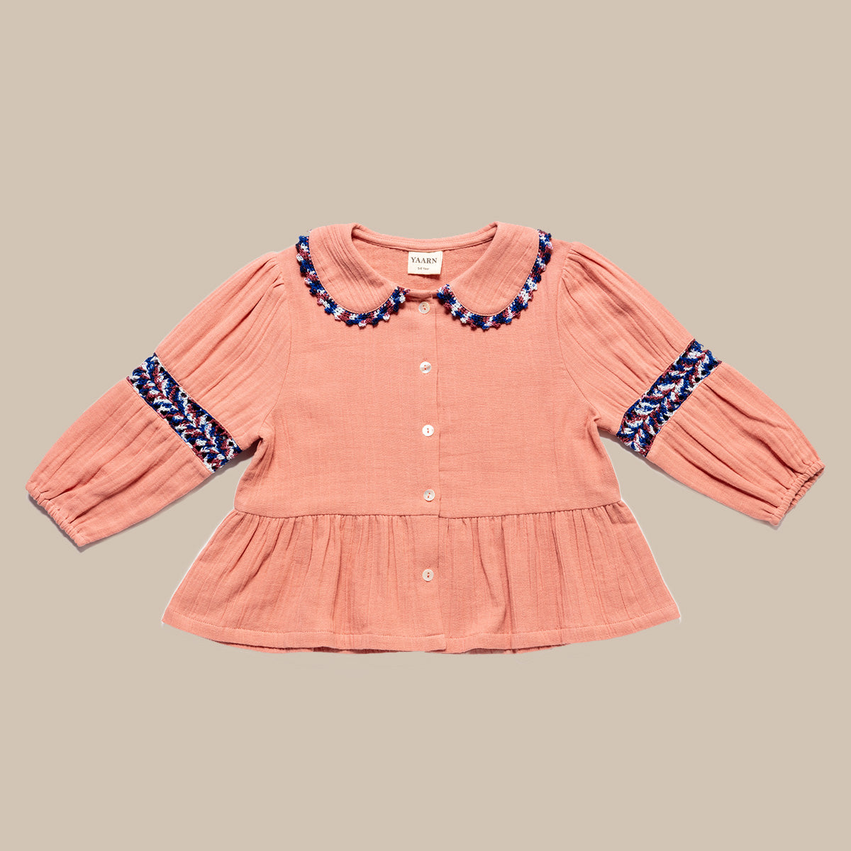 Peplum Blouse OLGA/Peach