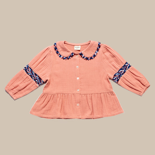 Peplum Blouse OLGA/Peach