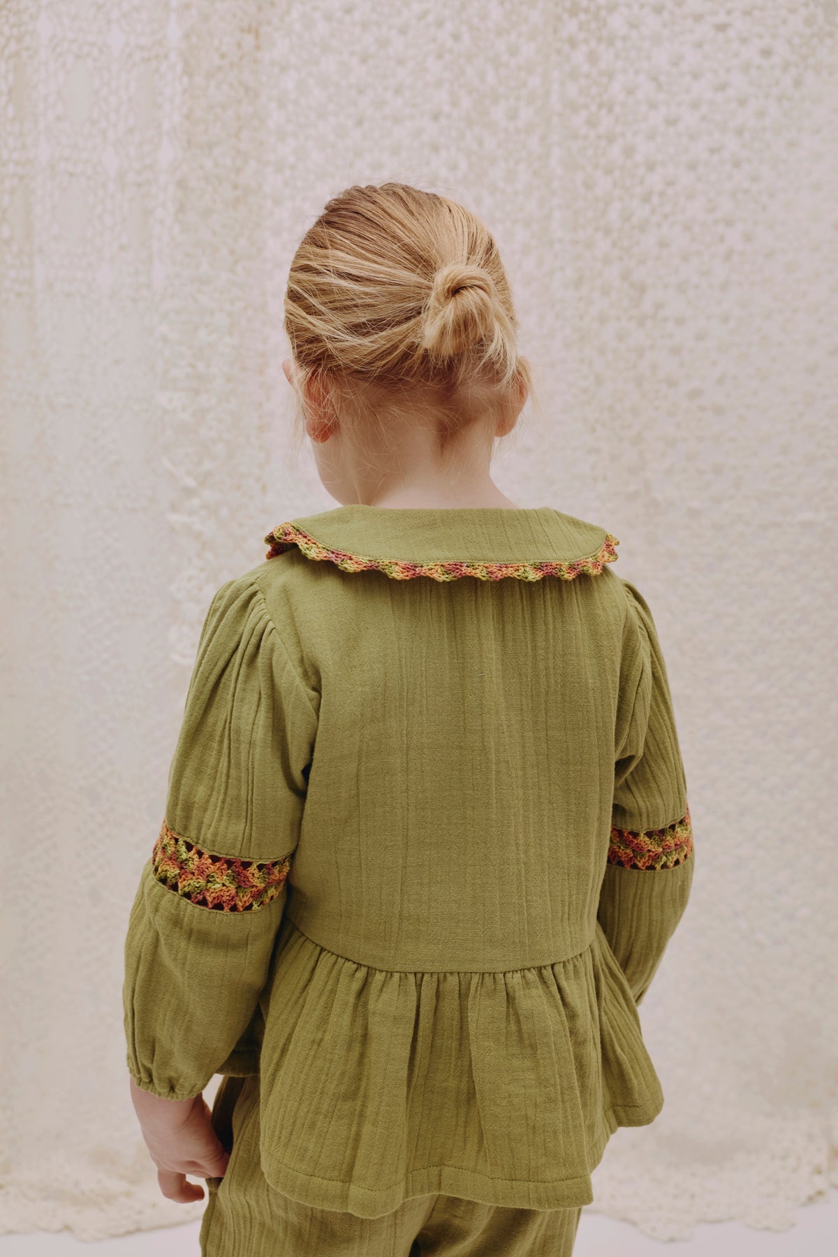 Peplum Blouse OLGA/Olive