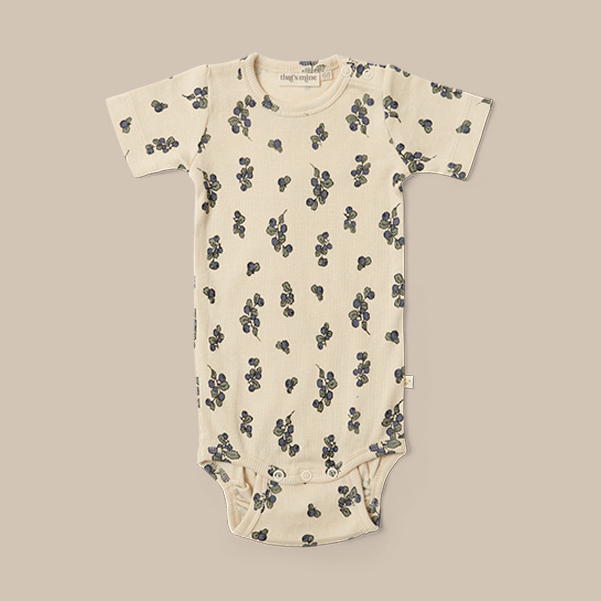 PERRY BABY BODY SS/Blueberry print