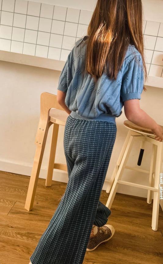 LITTLE SEED BLOUSE
/GREYISH BLUE