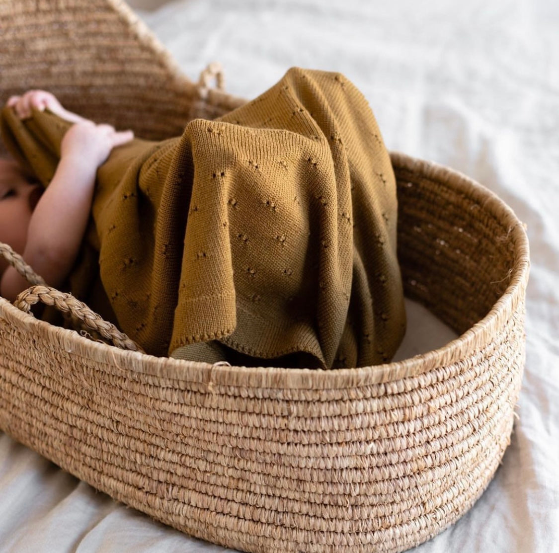 Baby Blanket Bibi (Mustard)