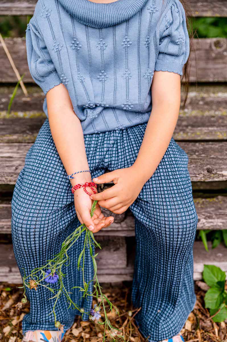 LITTLE SEED BLOUSE
/GREYISH BLUE